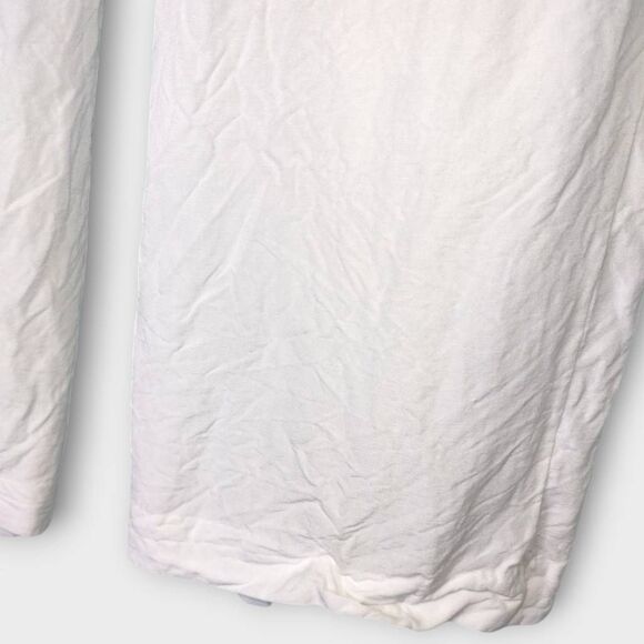 Banana‎ Republic Womens Pants Sz 14 White Linen Lined Wide Leg Dressy Classicore - Picture 6 of 13